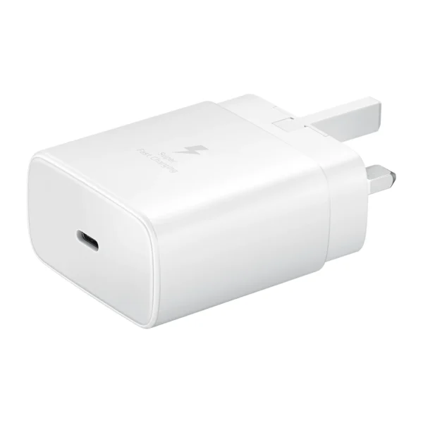 Felectrico - 45W Super Fast Charger USB Type C to USB Type C with Uk Plug 3 Pin white