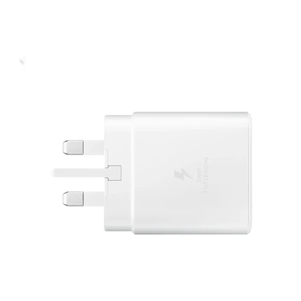 Felectrico - 45W Super Fast Charger USB Type C to USB Type C with Uk Plug 3 Pin white