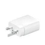 Felectrico - 45W Super Fast Charger USB Type C to USB Type C with Uk Plug 3 Pin white